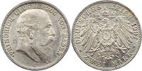 Baden 2 Mark Friedrich I. 1856-1907. -