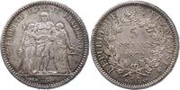 Frankreich 5 Francs Dritte Republik 1870-1940. -
