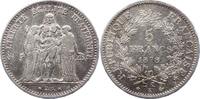 Frankreich 5 Francs Dritte Republik 1870-1940. -