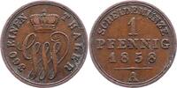 Schaumburg-Lippe Pfennig Georg Wilhelm 1807-1860. -