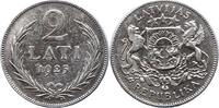 Lettland / Latvijas 2 Lati Republik 1918-1934. -