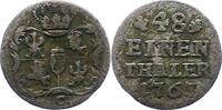 Sachsen-Albertinische Linie 1/48 Taler Friedrich August II. 1733-1763. -
