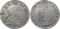 Frankreich 1/6 Ecu Ludwig XV. 1715-1774. -