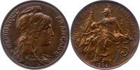Frankreich 5 Centimes Dritte Republik 1870-1940. -