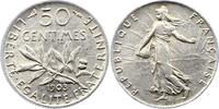Frankreich 50 Centimes Dritte Republik 1870-1940. -