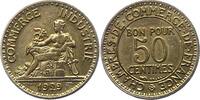 Frankreich 50 Centimes Dritte Republik 1870-1940. -
