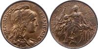 Frankreich 10 Centimes Dritte Republik 1870-1940. -