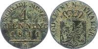 Brandenburg-Preußen 1 Pfennig Friedrich Wilhelm IV. 1840-1861. -