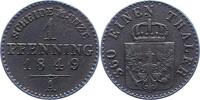 Brandenburg-Preußen 1 Pfennig Friedrich Wilhelm IV. 1840-1861. -
