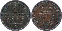 Brandenburg-Preußen 1 Pfennig Wilhelm I. 1861-1888. -
