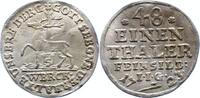 Stolberg-Stolberg 1/48 Ausbeutetaler Christoph Friedrich und Jost Christian 1704-1738. -