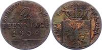 Brandenburg-Preußen 2 Pfennig Friedrich Wilhelm III. 1797-1840. -