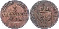 Brandenburg-Preußen 3 Pfennig Friedrich Wilhelm IV. 1840-1861. -