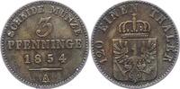 Brandenburg-Preußen 3 Pfennig Friedrich Wilhelm IV. 1840-1861. -