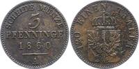 Brandenburg-Preußen 3 Pfennig Friedrich Wilhelm IV. 1840-1861. -