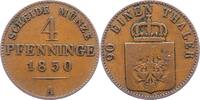 Brandenburg-Preußen 4 Pfennig Friedrich Wilhelm IV. 1840-1861. -