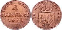 Brandenburg-Preußen 4 Pfennig Friedrich Wilhelm IV. 1840-1861. -