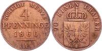 Brandenburg-Preußen 4 Pfennig Friedrich Wilhelm IV. 1840-1861. -