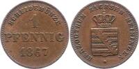 Sachsen-Meiningen Pfennig Georg II. 1866-1914. -