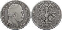 Preußen 2 Mark 1876 A Wilhelm I. 1861-1888. Schön 17,00 EUR prix TTC + 6,00 EUR frais d'envoi