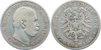 Preußen 2 Mark 1876 A Wilhelm I. 1861-1888. Schön 17,00 EUR prix TTC + 6,00 EUR frais d'envoi