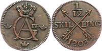 Schweden 1/12 Skilling Gustav IV. Adolf 1792-1809. -