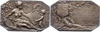 Frankreich Bronzeplakette Dritte Republik 1870-1940. -