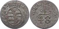 Sachsen-Gotha-Altenburg 1/48 Taler Friedrich III. 1732-1772. -