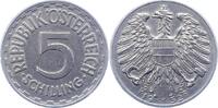 Österreich 5 Schilling Zweite Republik nach 1945. -