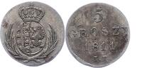 Sachsen-Albertinische Linie 5 Groszy Friedrich August I., als Herzog von Warschau 1807-1815. -