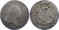 Sachsen-Albertinische Linie 1/6 Talar Friedrich August I., als Herzog von Warschau 1807-1815. -