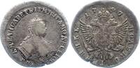 Russland 1/4 Rubel Elisabeth I. 1741-1761. -