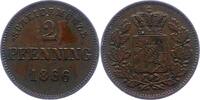 Bayern 2 Pfennig Ludwig II. 1864-1886. -