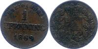 Bayern Pfennig Ludwig II. 1864-1886. -