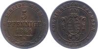 Sachsen-Albertinische Linie 2 Pfennig Johann 1854-1873. -