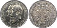 Preußen 3 Mark Wilhelm II. 1888-1918. -