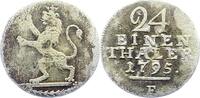 Hessen-Kassel 1/24 Taler 1795 F Wilhelm IX. 1785-1803. Fast sehr schön 9,00 EUR prix TTC + 6,00 EUR frais d'envoi