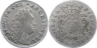 1/6 Taler 1714  NP Jülich-Berg Johann Wilhelm II. 1679-1716. Sehr schön