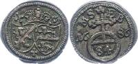 Bamberg, Bistum Dreier zu 1/84 Gulden Marquard Sebastian Schenk von Staufenberg 1683-1693. -