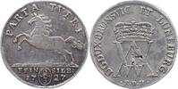 Braunschweig-Wolfenbüttel 2/3 Taler August Wilhelm 1714-1731. -