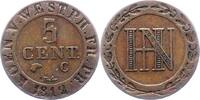 Westfalen, Königreich 5 Centimes Hieronymus Napoleon 1807-1813. -