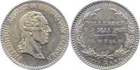 Sachsen-Albertinische Linie 1/6 Sterbetaler Friedrich August I. 1806-1827. -