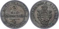 Sachsen-Albertinische Linie 2 Neugroschen Johann 1854-1873. -