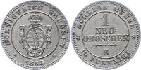 Sachsen-Albertinische Linie Neugroschen Johann 1854-1873. -