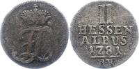 Hessen-Kassel 2 Albus Friedrich II. 1760-1785. -