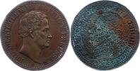 Brandenburg-Preußen Einseitiger Kupferabschlag vom Stempel der Vorders Friedrich Wilhelm III. 1797-1840. -
