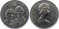 Gibraltar 1 Crown Elisabeth Seit 1952. -