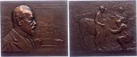 Frankreich Bronzeplakette Dritte Republik 1870-1940. -