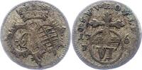 Sachsen-Weimar-Eisenach 6 Pfennig Anna Amalia 1758-1775. -