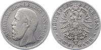 Baden 2 Mark Friedrich I. 1856-1907. -